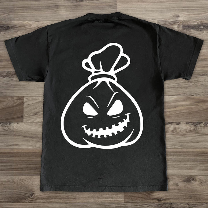 Camiseta informal retro de manga corta holgada